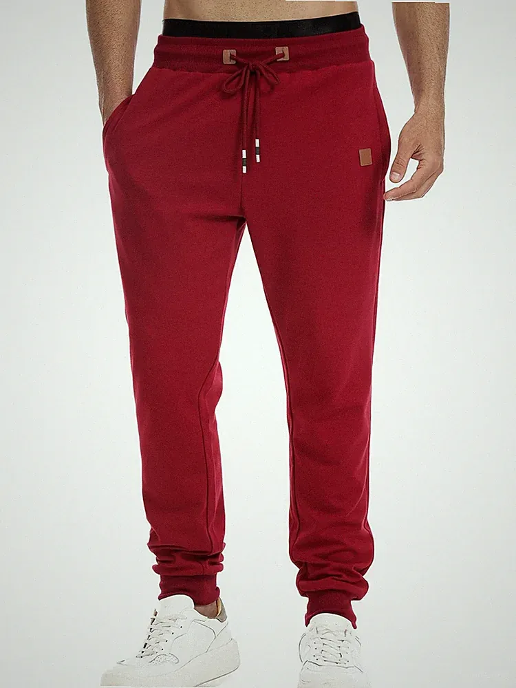 Herren Jogginghose Sporthose Jogger Fitnessstudio Laufen Trainingshose Konisc...