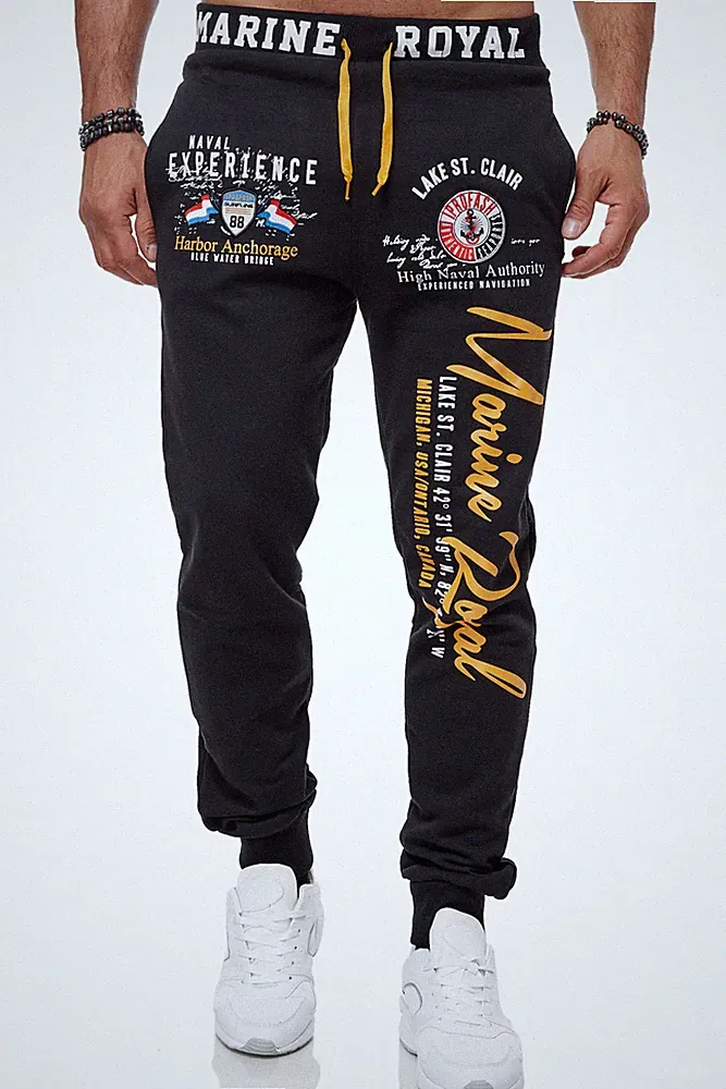 Herren Jogginghose Sporthose Männer Trainingshose Sweatpants 501.Marine