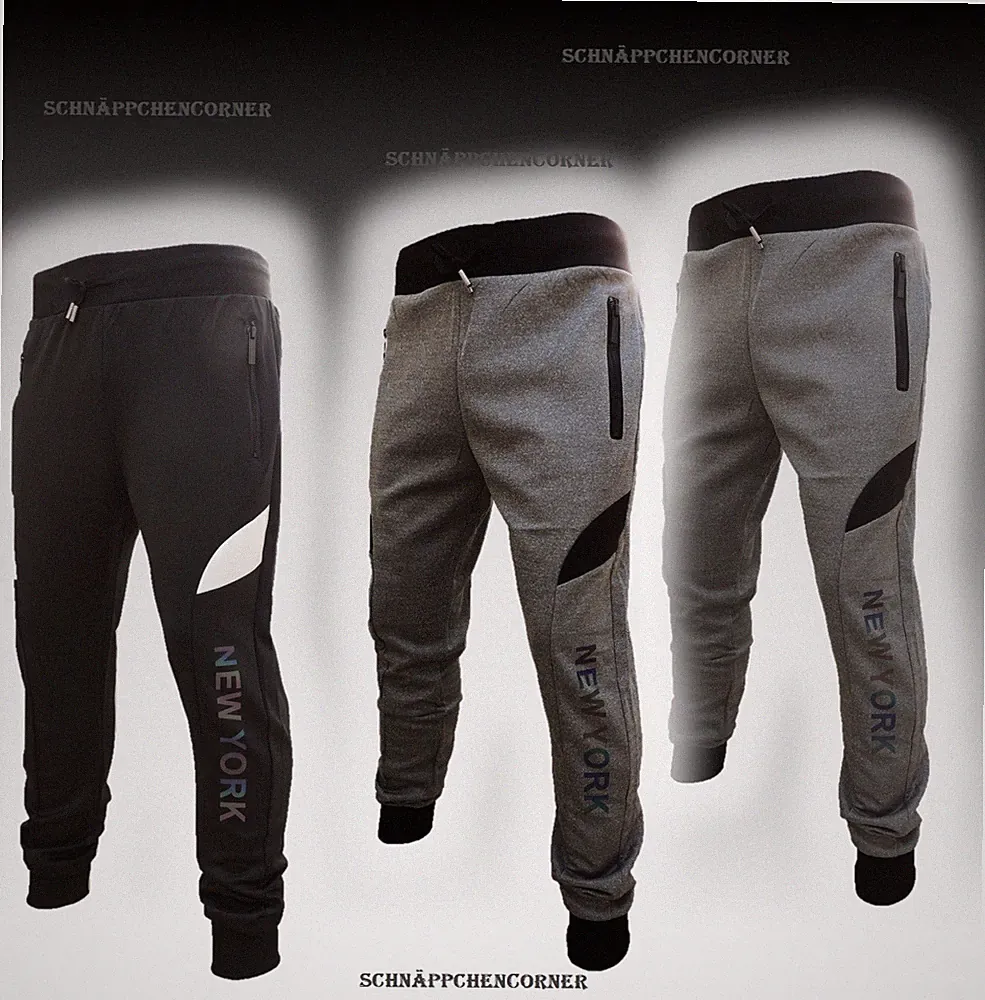 Herren Jogginghose Sporthose Training-Jogger-Fitnesshose Atmungsaktiv F2418K33