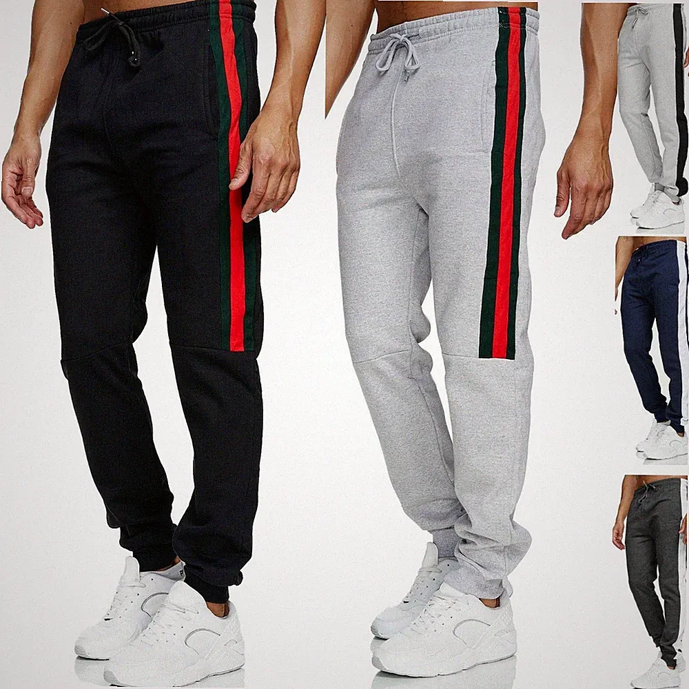 Herren Jogginghose Sporthose Trainingshose Fitness Hose Jogger Freizeit WOW