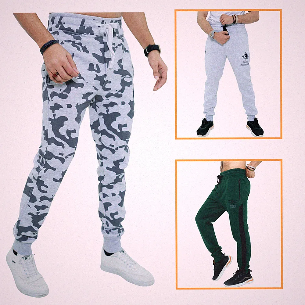 Herren Jogginghose Sporthose Trainingshose Fleece Trouser Jogger Baumwolle