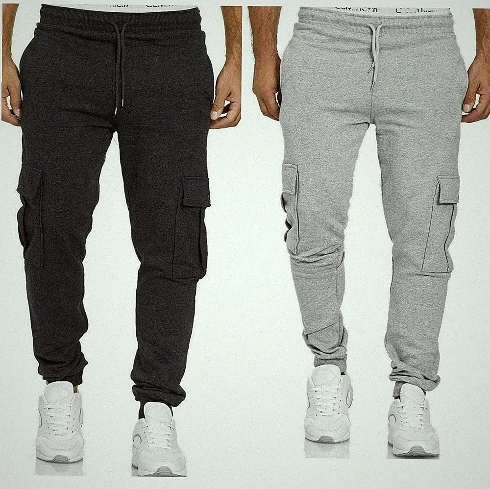Herren Jogginghose Sporthose Trainingshose Freizeit 703 CARGO JOGGER Basic NEU