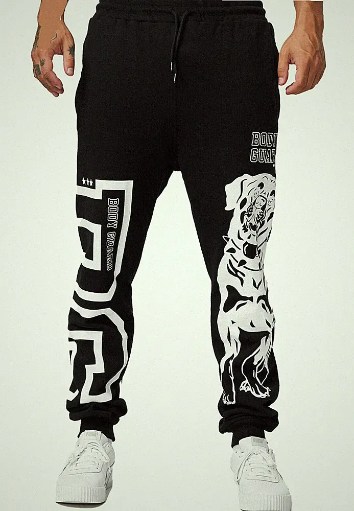 Herren Jogginghose Sporthose Trainingshose Freizeit NEU CARGO Hund Basic NEU