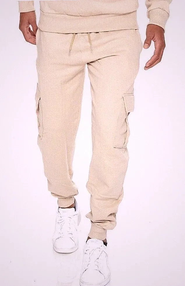 Herren Jogginghose Sporthose Trainingshose Freizeit NEU CARGO JOGGER Basic A
