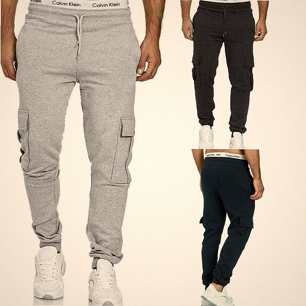 Herren Jogginghose Sporthose Trainingshose NEU CARGO JOGGER Neu