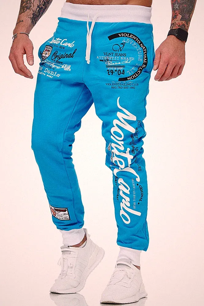 Türkis Freizeithose