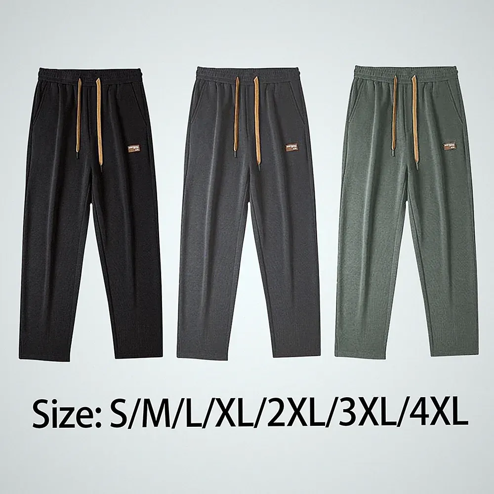 Herren Jogginghose Sportliche Jogger Elastische Taille Freizeithose Sport