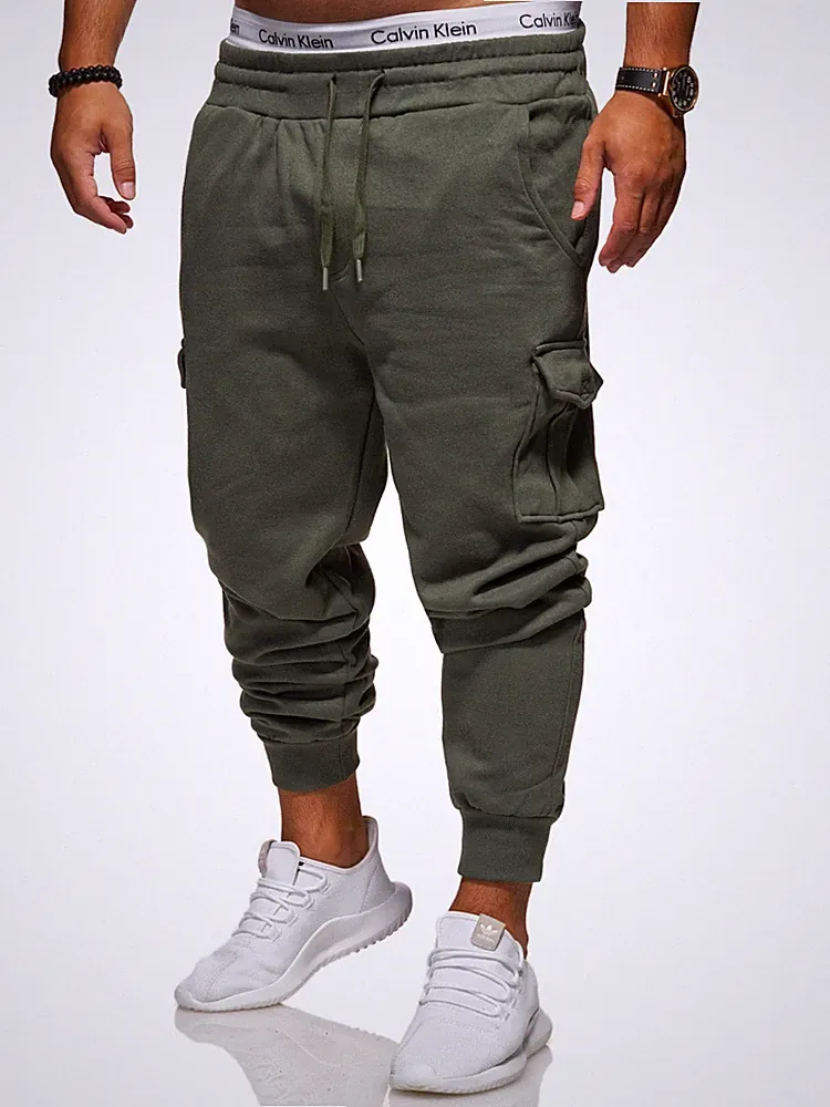 Herren Jogginghose Trainingshose Sporthose Fitness Hose Jogger Cargo NEU