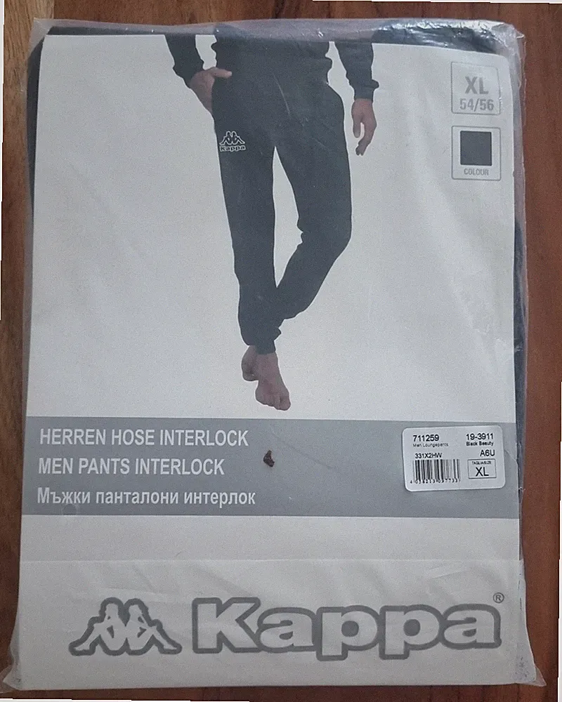 Herren Jogginghose von KAPPA [schwarz] Gr.54/56