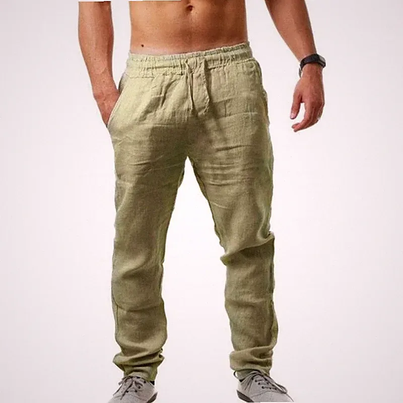 Herren Jogginghose weites Bein lockere Passform Kordelzug weich Stretch Polyeste