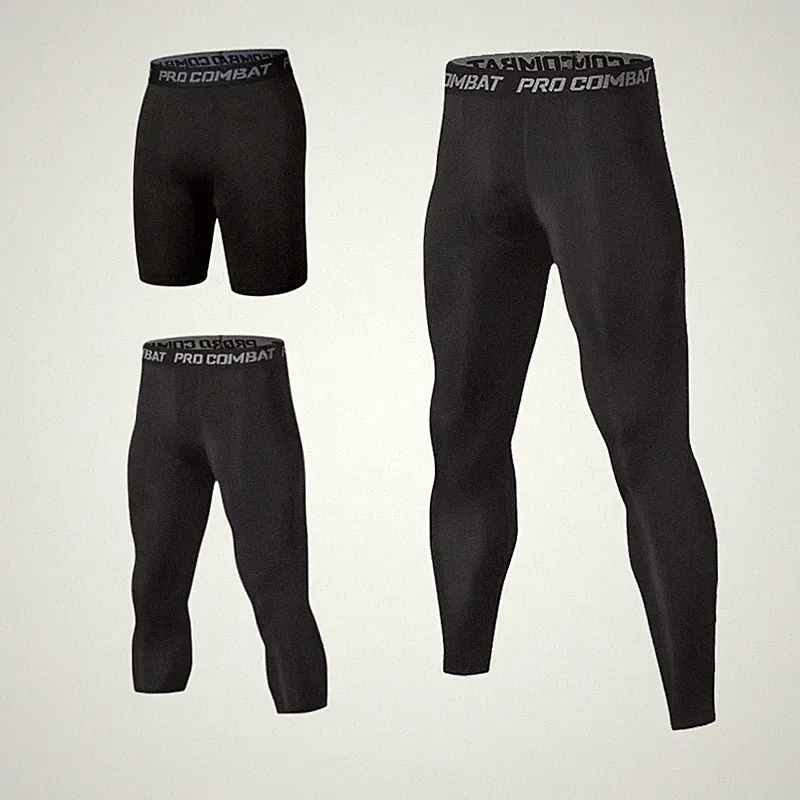 Herren Kompression Leggings Sport Fitness Running Muskeltraining Shorts Schnell