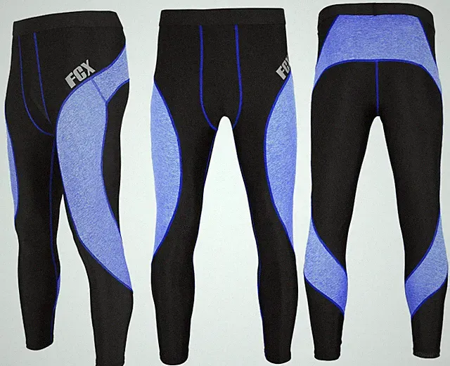 Herren Kompressionstights Skin Fit Fitnessstudio, Laufen, Yoga Basisschicht Hose Radfahren