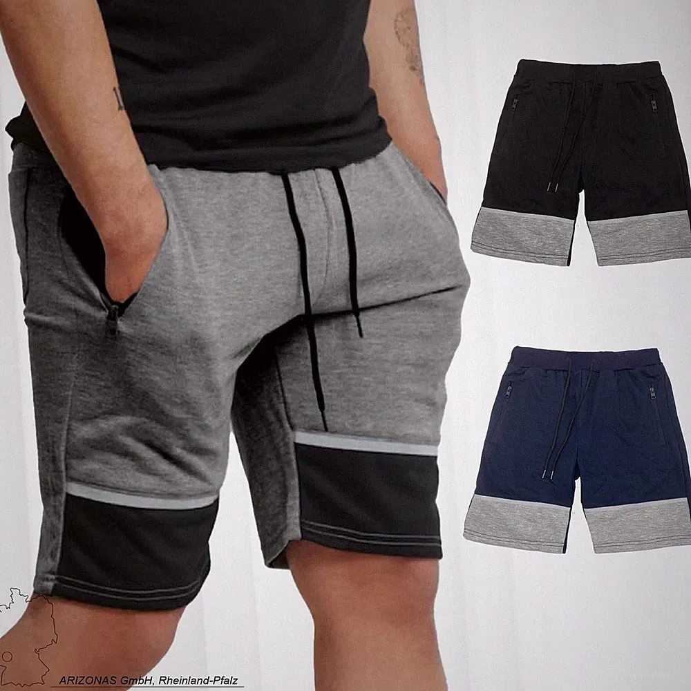 Herren Kurze Basic Sport Training Shorts Jogger Sweat Pants Freizeit
