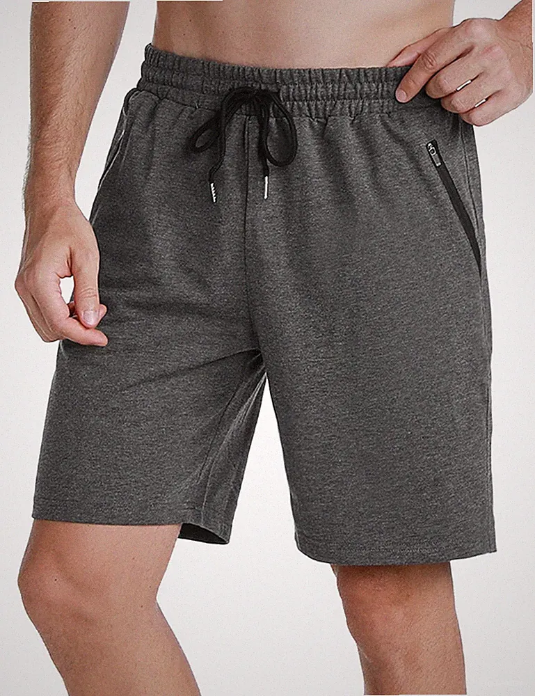 Herren Kurze Hose Sport Shorts Sommer Sweathose Jogginghose Leichte Baumwolle...