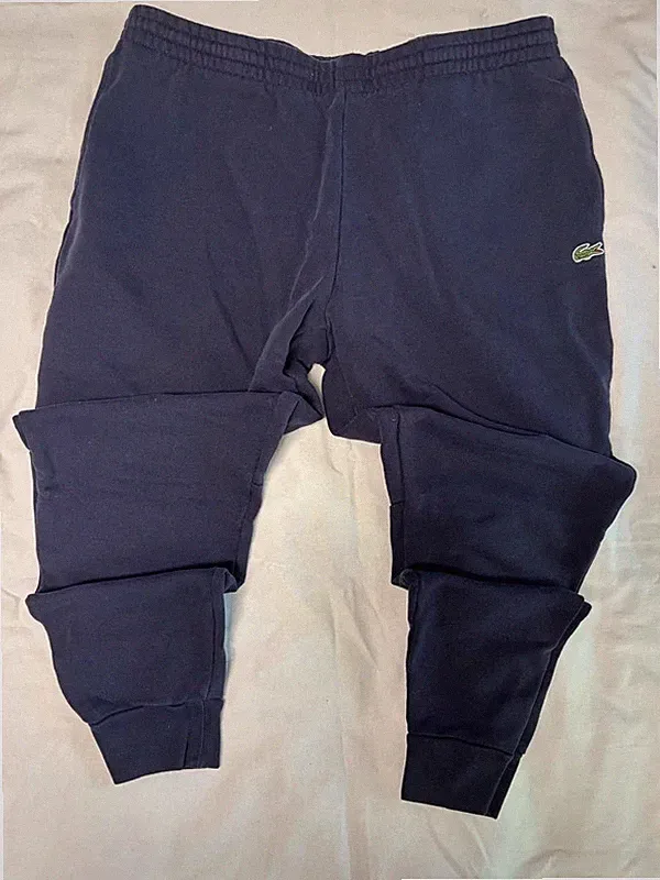 Herren Lacoste Jogginghose Größe XL Blau Gut