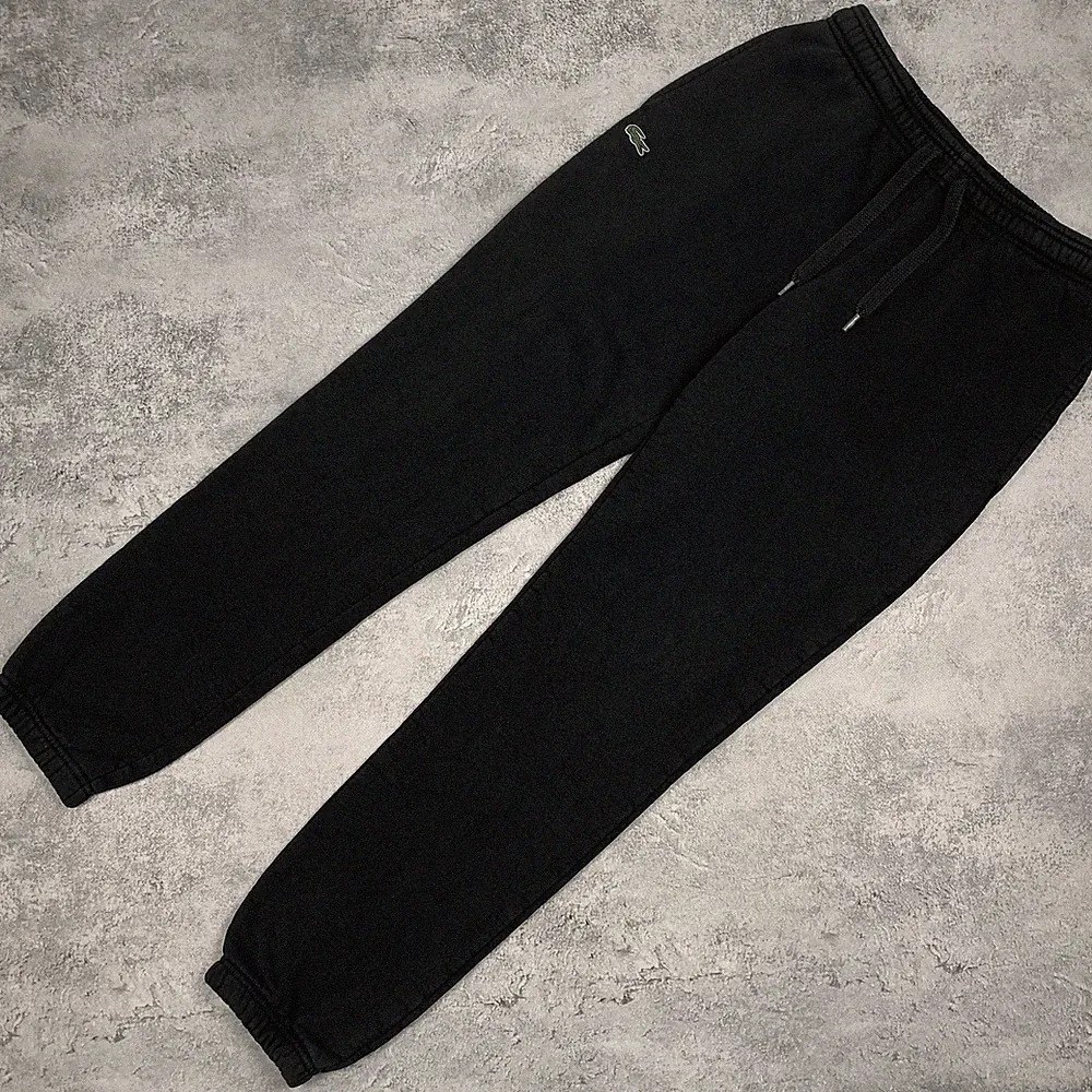Herren Lacoste Sweatpants Jogginghose Gr.S Schwarz Logo