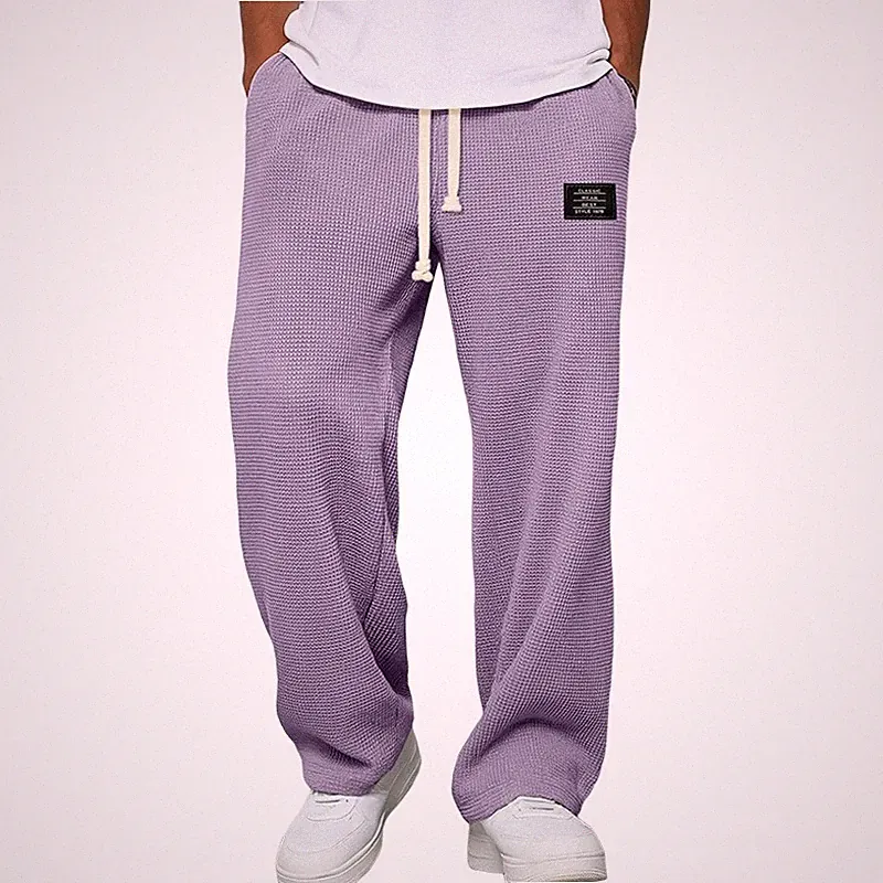 Herren Lange Hosen Weites Freizeithose Sweatpants Jogginghose Gerades Bein