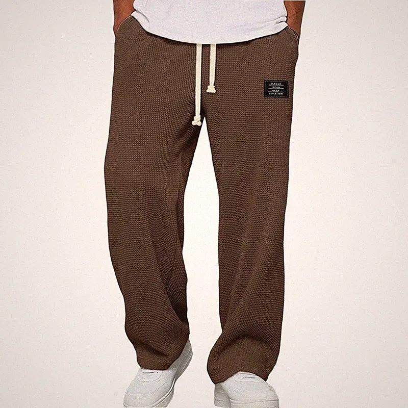 Herren Lange Hosen Weites Freizeithose Sweatpants Jogginghose Gerades Bein