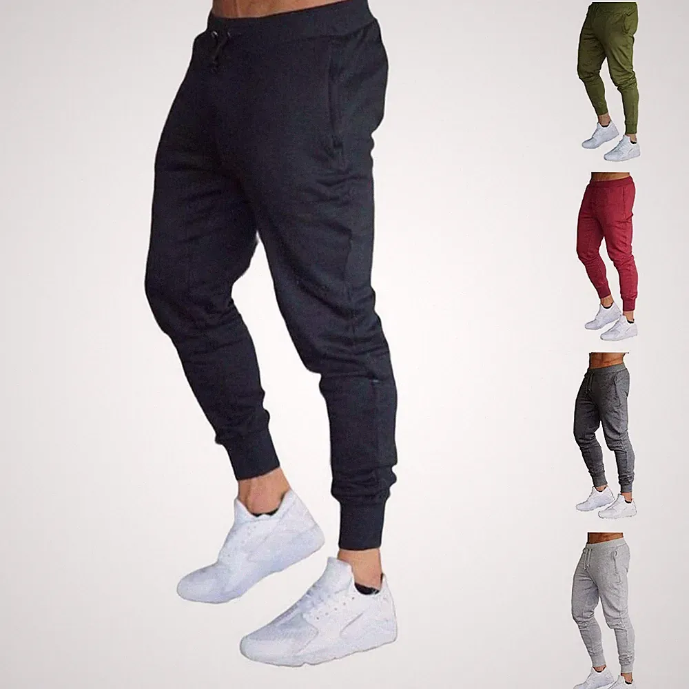 Herren Lauf Jogginghose mit Krone bedruckt Jogger für Freizeit Alltag