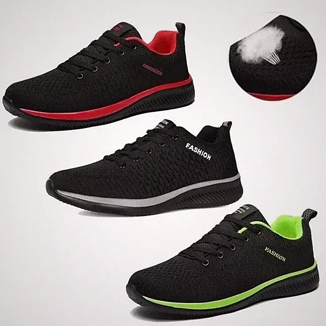 Herren Laufschuhe Turnschuhe Sneaker Freizeitschuhe Sportschuhe Atmungsaktiv DE