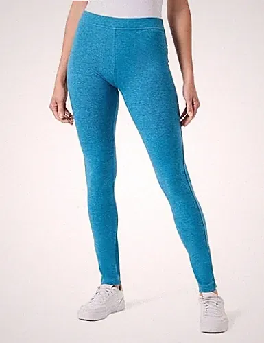 Herren Leggings Joluvi Campus M blau, Sporthose, Fitness, Freizeit