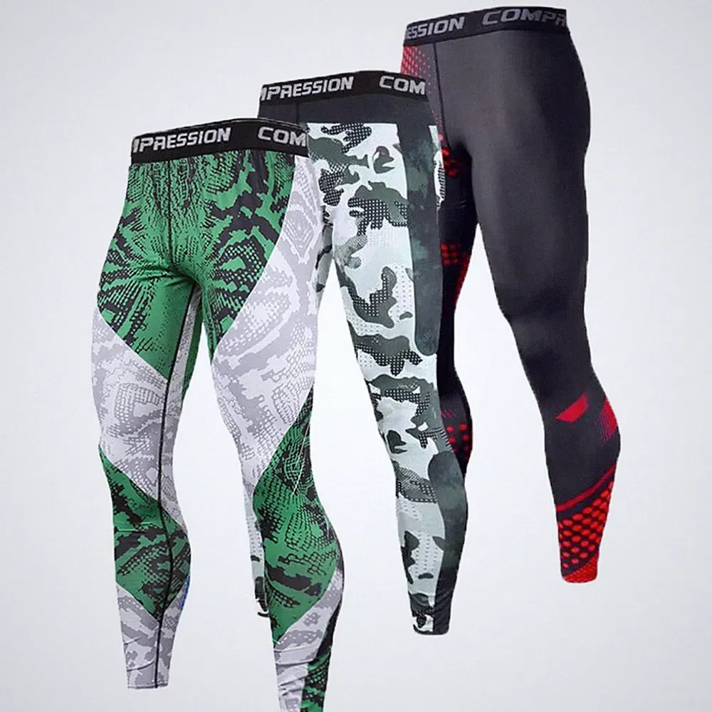 Herren Leggings Sporthose Jogginghose Trainingshose Laufhose Kompressionshose