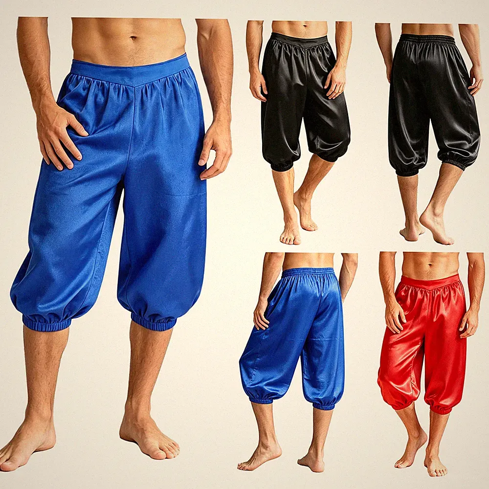 Herren Unterteile Haremshosen Lose Zeigen Jogginghose Elastischer Bund Hose