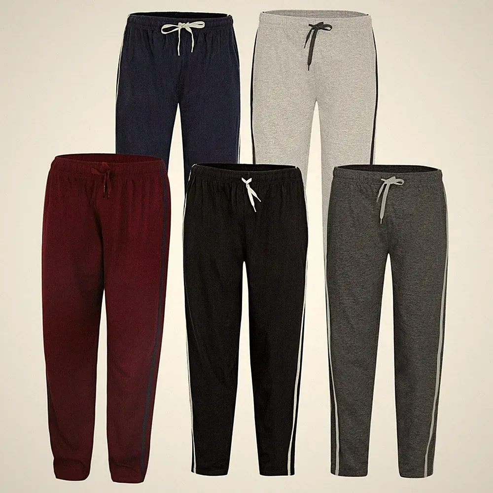 Herren Lounge Hose Nachtwäsche Bequem Gestreift Hose Unterteil Pyjama Jog S bis 2XL
