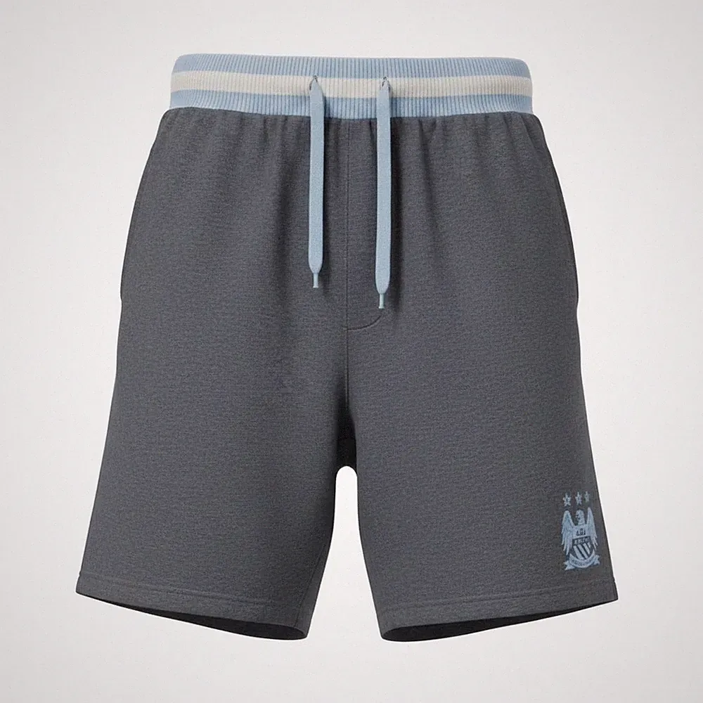 Herren Manchester City Football Club Jogginghose Sweat Shorts Größe M A1119