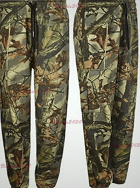 Herren Neu Dschungel Print Camouflage Cargo Kampf Jogginghose Hose Größe S-6XL