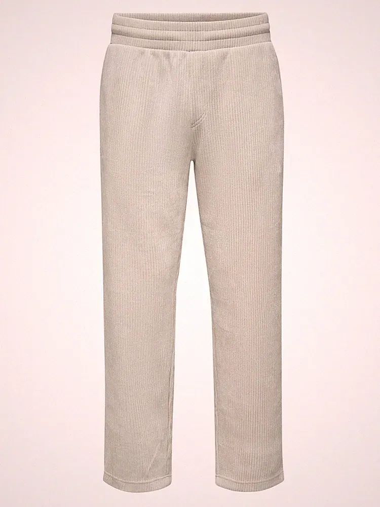 Herren O&S 7/8 Länge Cord Hose Cropped Jogginghose Relaxed Wide Leg ONSACE NEU