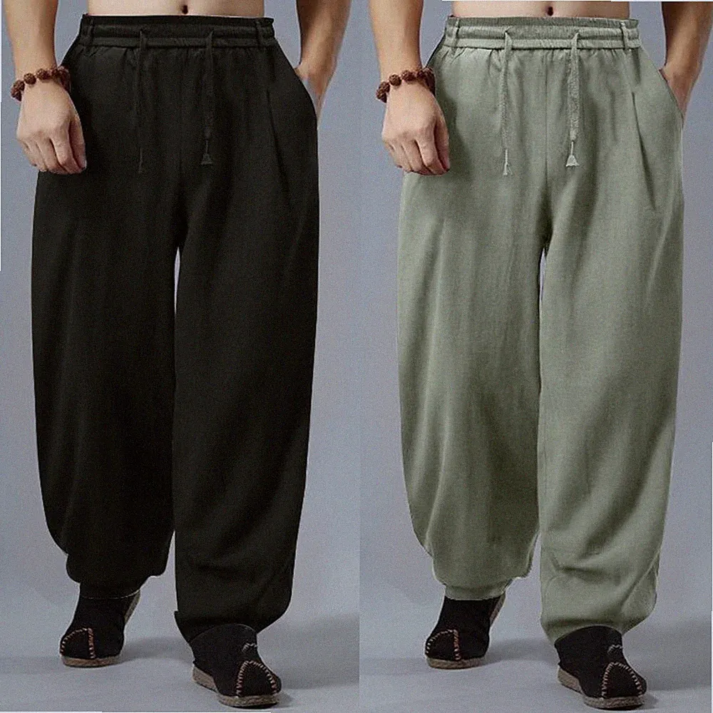Herren Oversize für FREIZEIT Jogginghose Baggy Weites Outdoor Haremshose