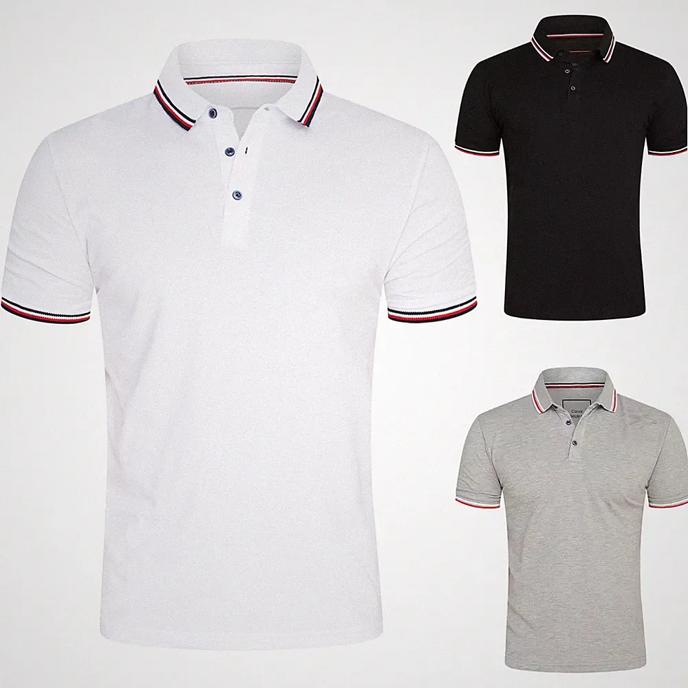 Herren Poloshirt Kurzarm Polo Hemd T-Shirt Piqué Regular Fit Baumwolle NEU