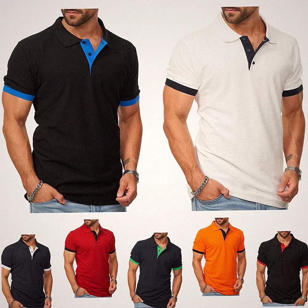Herren Poloshirt Kurzarm Regular Fit Basic Polohemd NEU