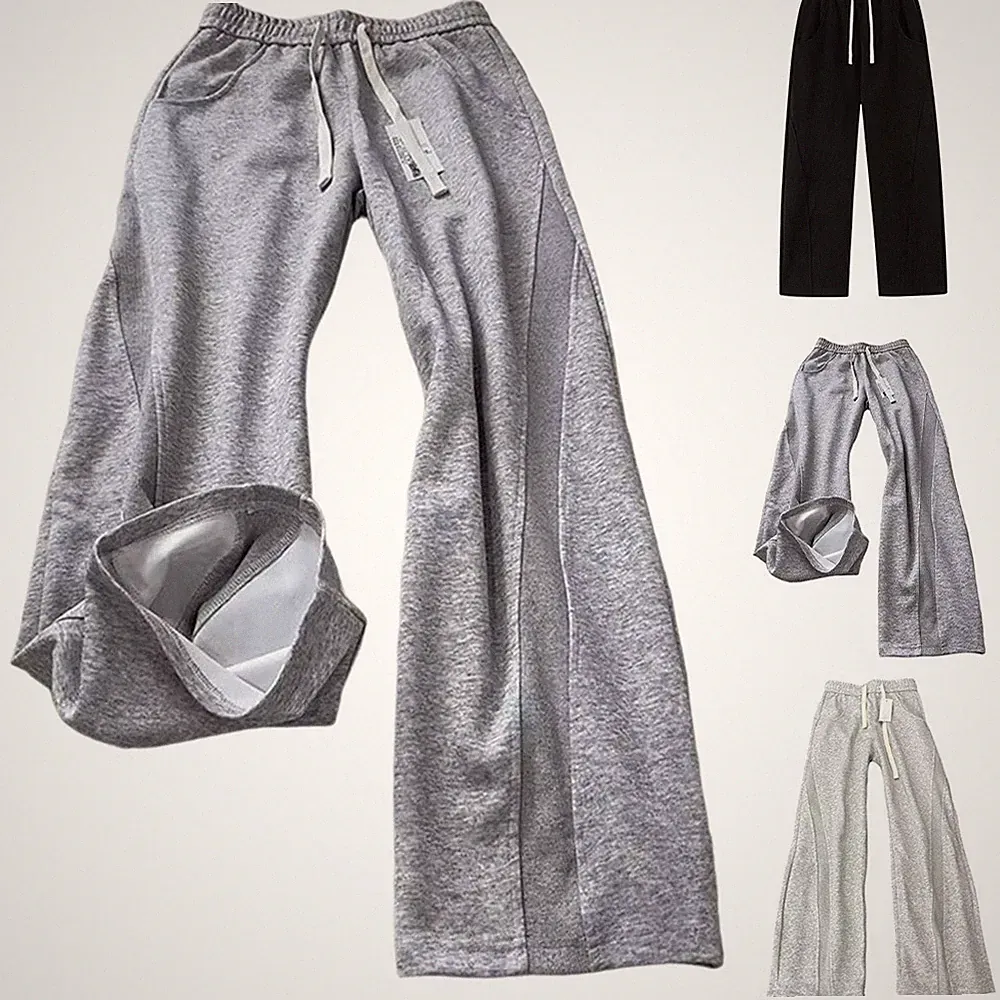 Herren Polyester Freizeithose gerades Bein Jogginghose für den Alltag