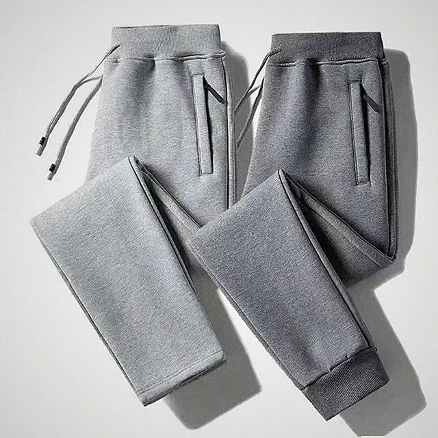 Herren Polyester Jogginghose für Freizeitkleidung Sommer locker gerades Bein Sw