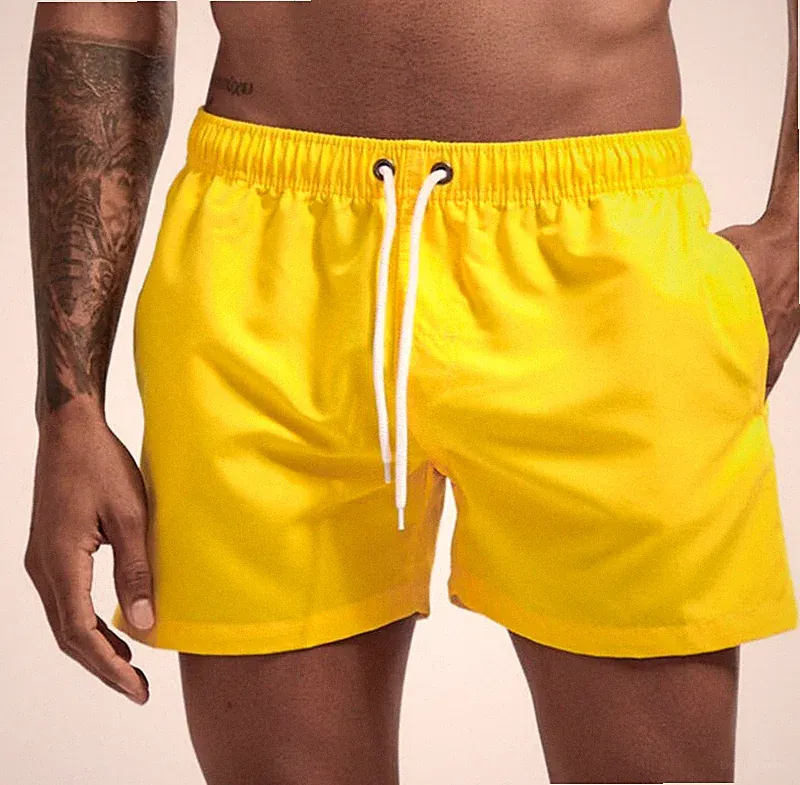 Herren Shorts Bermudas Sporthose Kurze Kurzhose Jogging Unifarben Strand