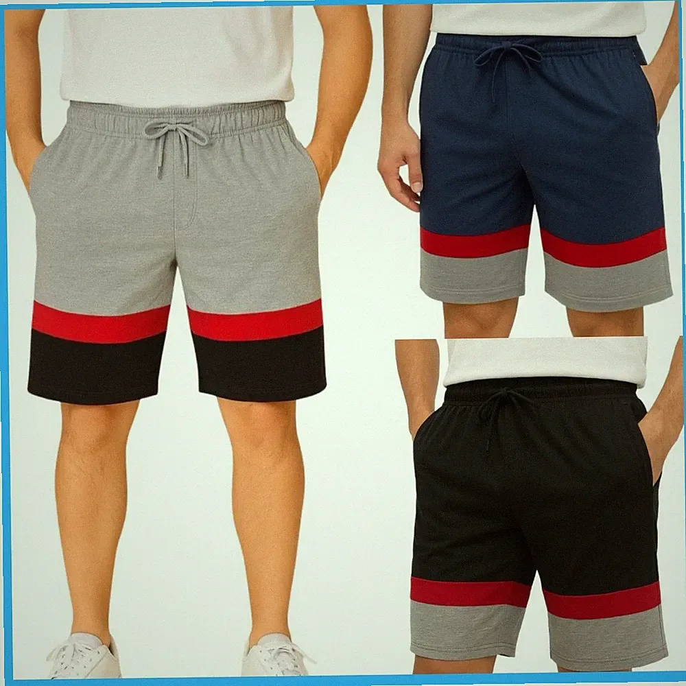 Herren Shorts Freizeit Sport Stretchhose Sommer Arbeit