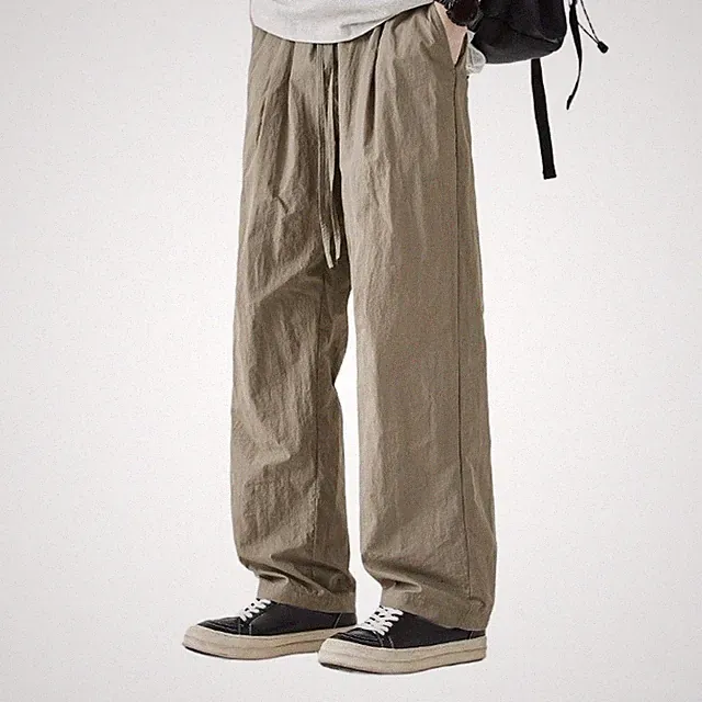 Herren Sommer Jogginghose Loose Fit Gerader Schnitt Schnelltrocknend Polyester E
