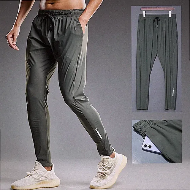Herren Sommer Lauf Jogginghose Leicht Training Gym Sweatpants