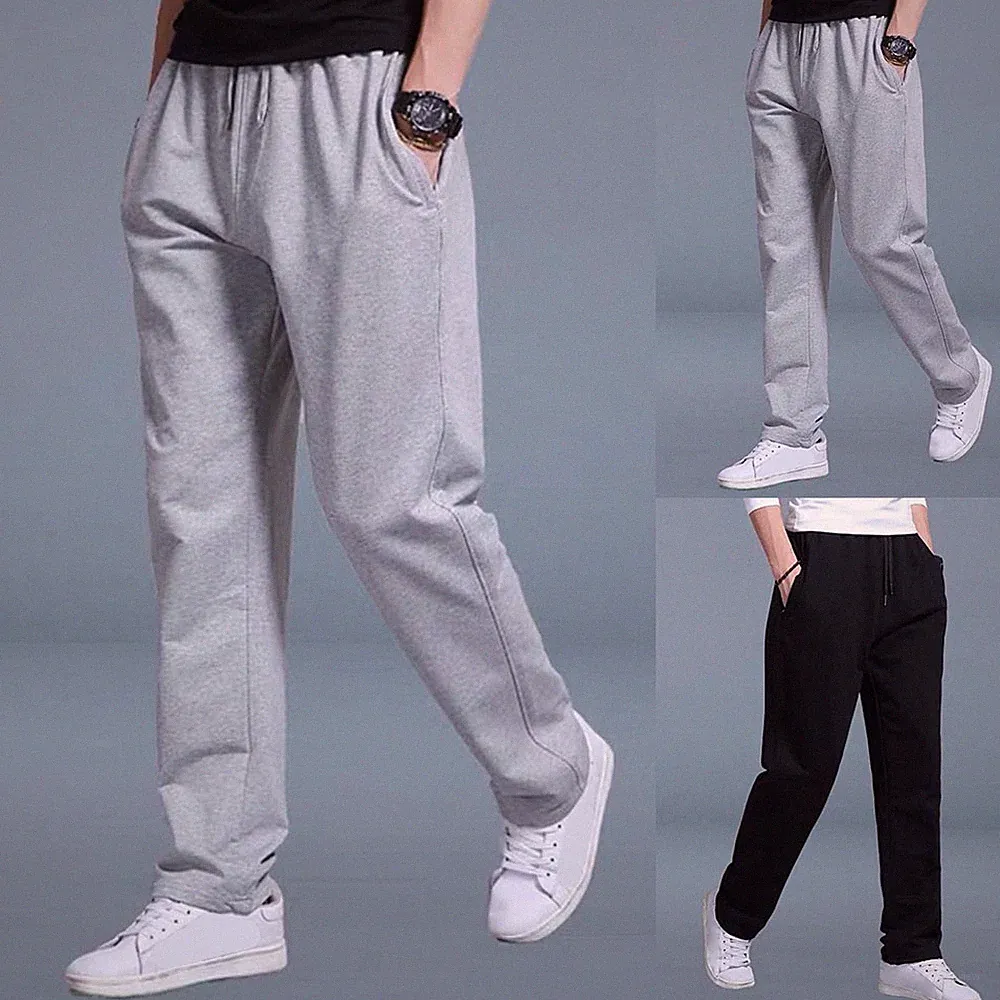 Herren Sport Jogginghose Sweatpants Loose Fit Gym Laufhose