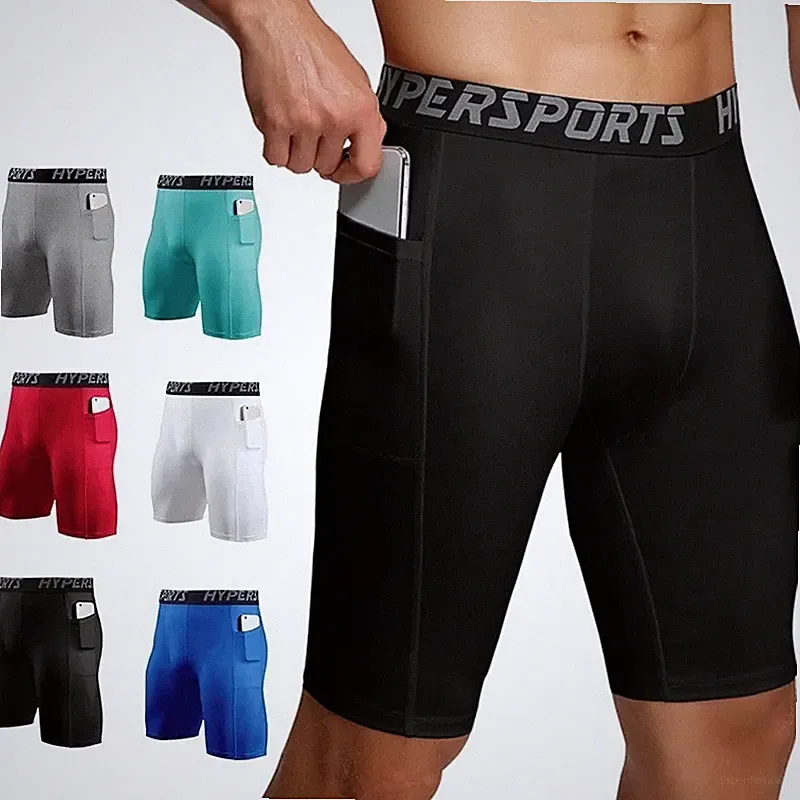 Herren Sport Kompressionsshorts Fitness Training Running Gym Kurze Leggings