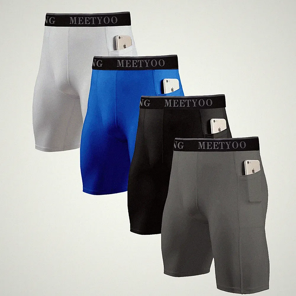 Herren Sport Shorts Kompressionshose Radlershorts Laufhose Trainingsshorts