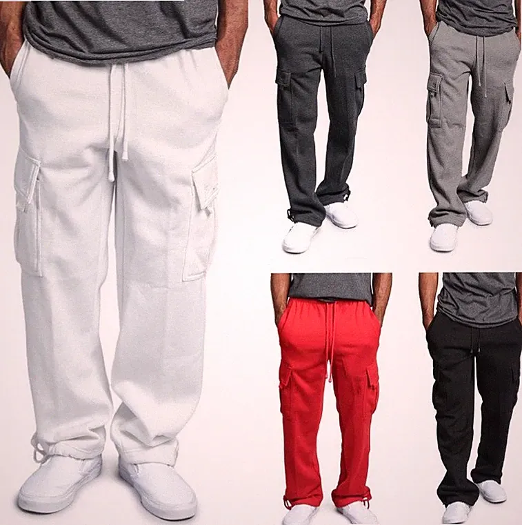 🔥Herren Sporthose Cargo Jogger Jogginghose Stretch Sweatpants Sweathose S-5XL