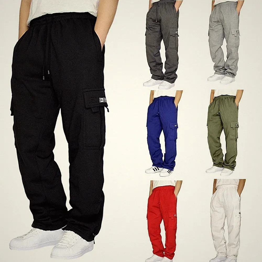 🔥Herren Sporthose Cargo Jogger Jogginghose Stretch Sweatpants Sweathose S-5XL