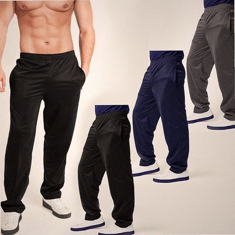 HERREN SPORTHOSE HOSE JOGGINGHOSE JOGGING UNI SEIDE TRAININGSANZUG YOGA GYM PANTS