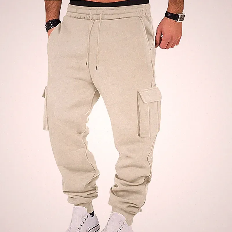 Herren Sporthose Jogger Jogginghose Sweatpants Trainingshose mit Tasche Freizeit