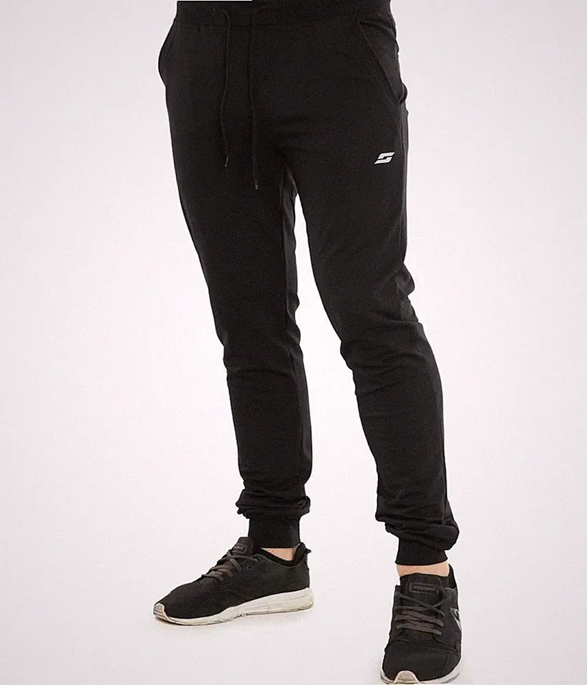 Herren Sporthose lang Baumwolle Fitness Jogging Freizeithose M-3XL EU-Gefertigt