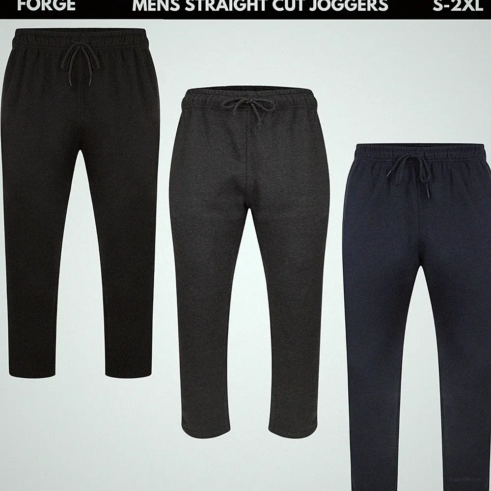 Herren Straight Leg Jogginghose Regular Fit Hose Unterteil Trainingshose Größe S-2XL