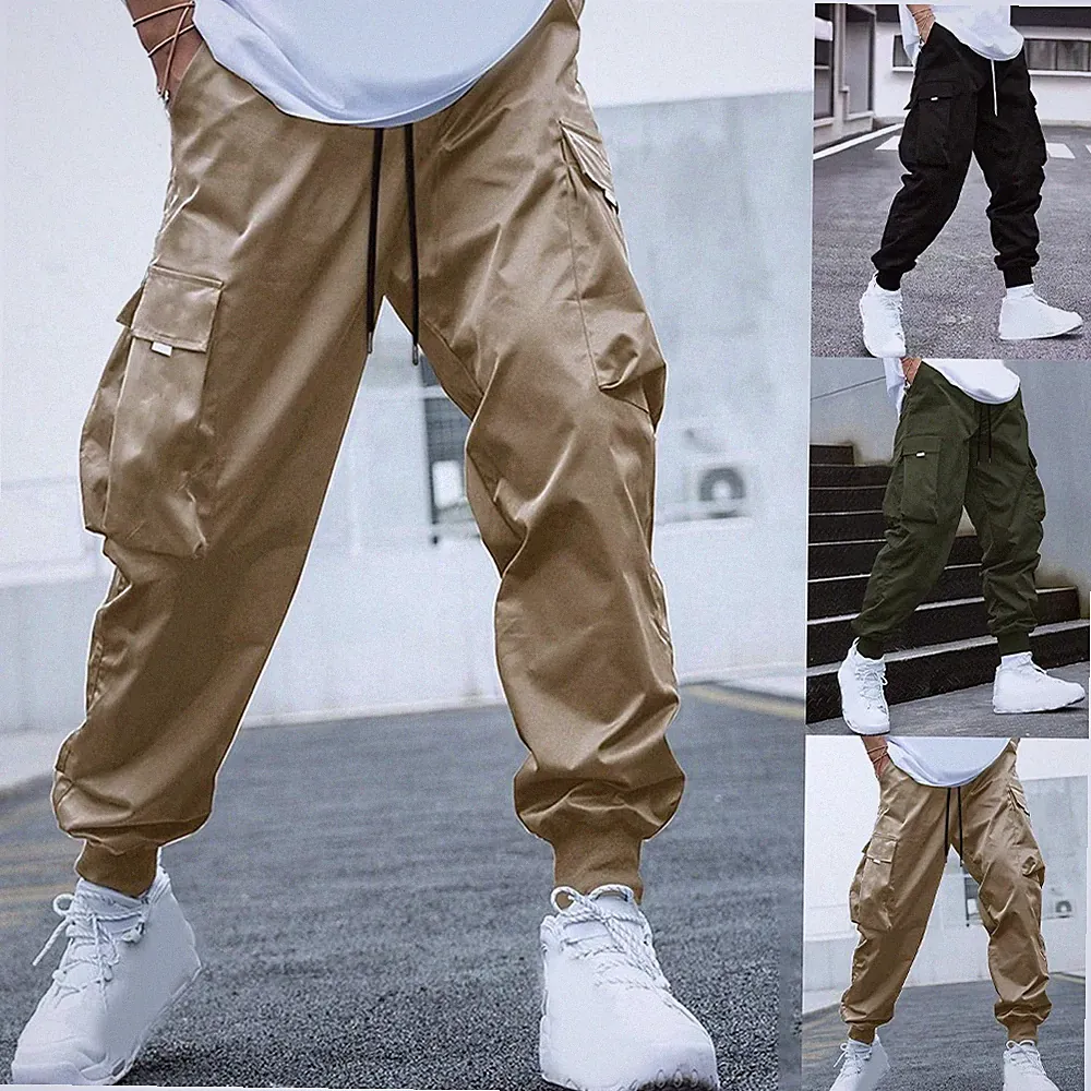 Herren Streetwear Jogginghose Haremsschnitt Cargohose für mehrere Desig